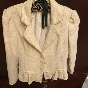 Nanette Lepore cream blazer